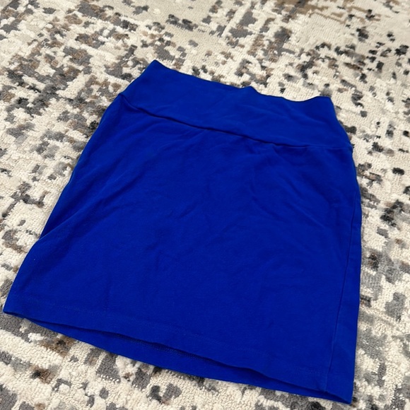 Blue Mini Skirt - Picture 4 of 4